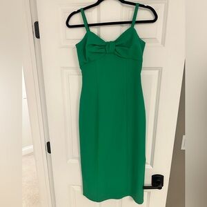 Cinq à Sept Green Midi Dress, Size 2